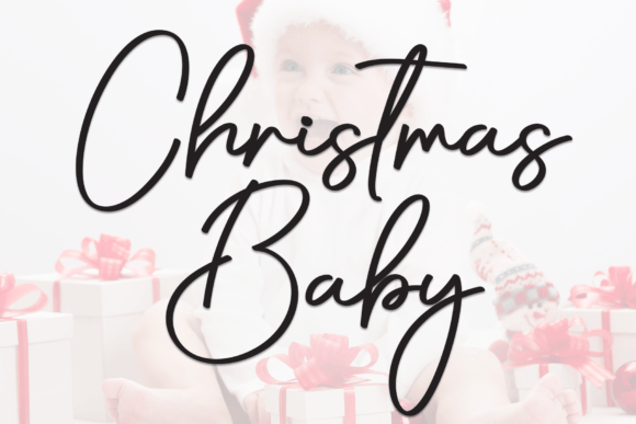 Christmas Baby Font: A Sweet Handwritten Touch for Creative Designs