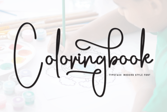 Discover the Timeless Charm of the Coloringbook Handwritten Font