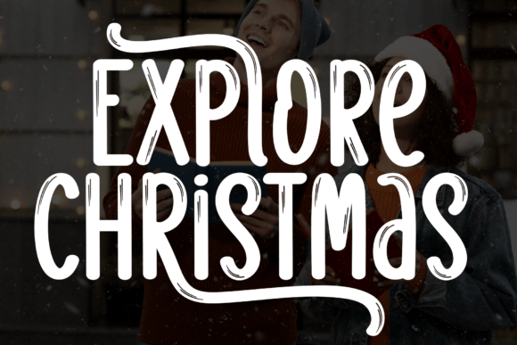 Explore Christmas: A Sweet Handwritten Font for Creative Projects