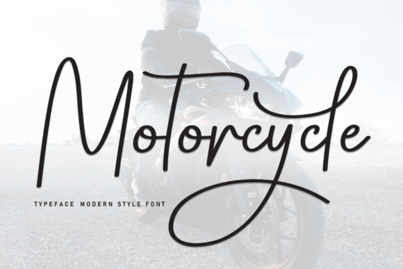 Motorcycle Font: A Sweet Handwritten Typeface for Creative Design